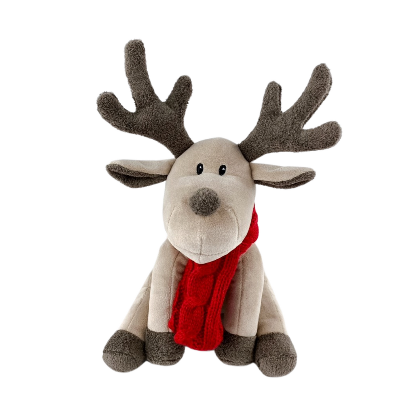 soft plush reindeer dog toy