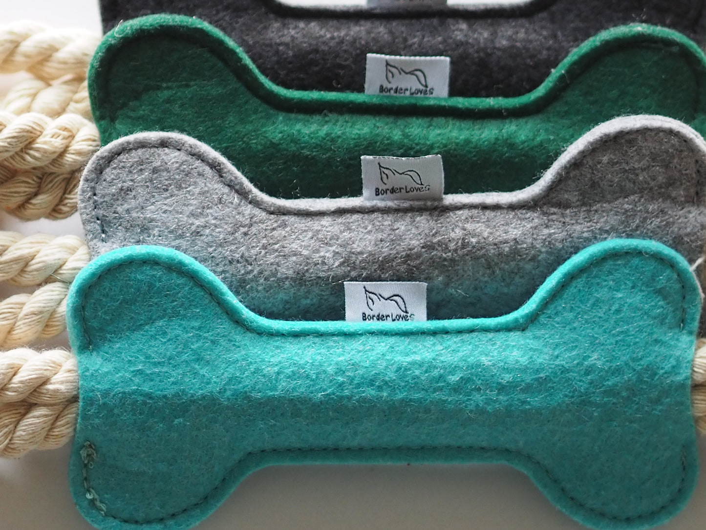 4 for 3 Felt Rope Dog Toys