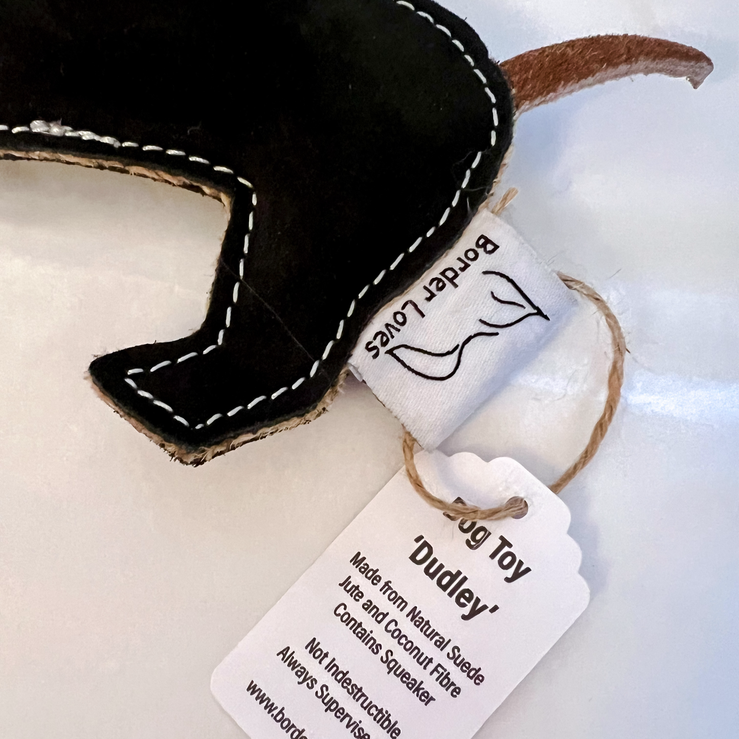 Squeaky Suede Dachshund ‘Dudley’
