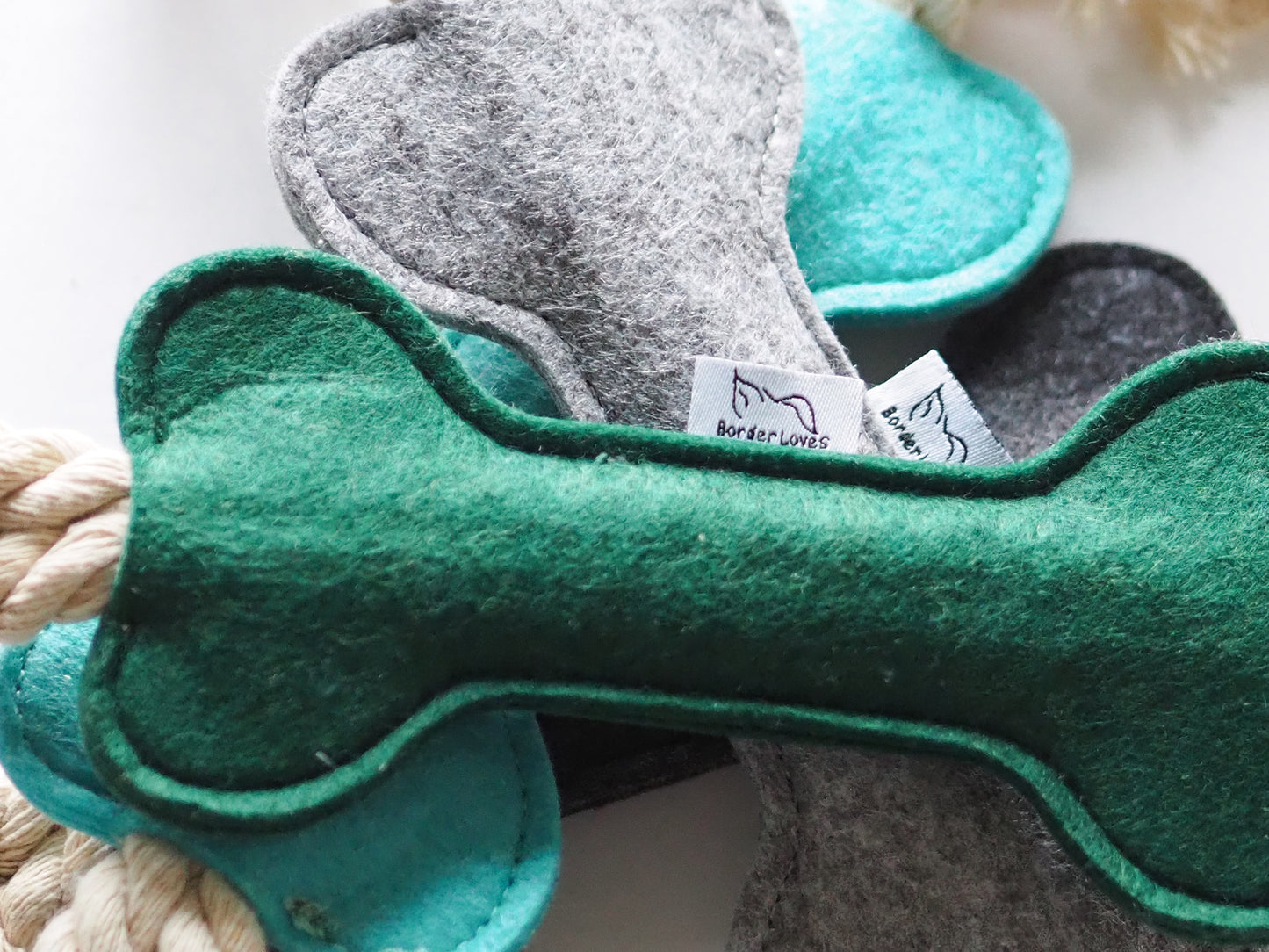 4 for 3 Felt Rope Dog Toys