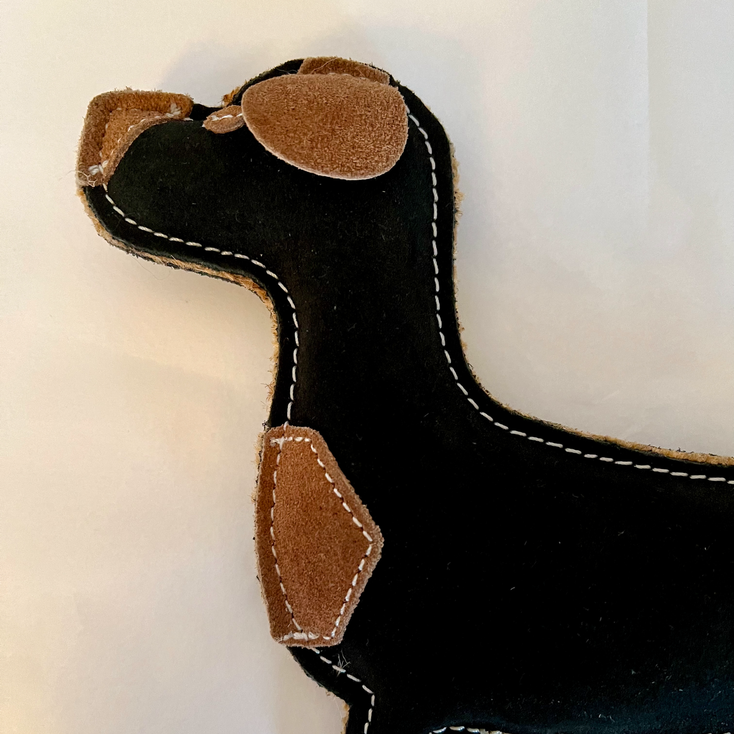 Squeaky Suede Dachshund ‘Dudley’