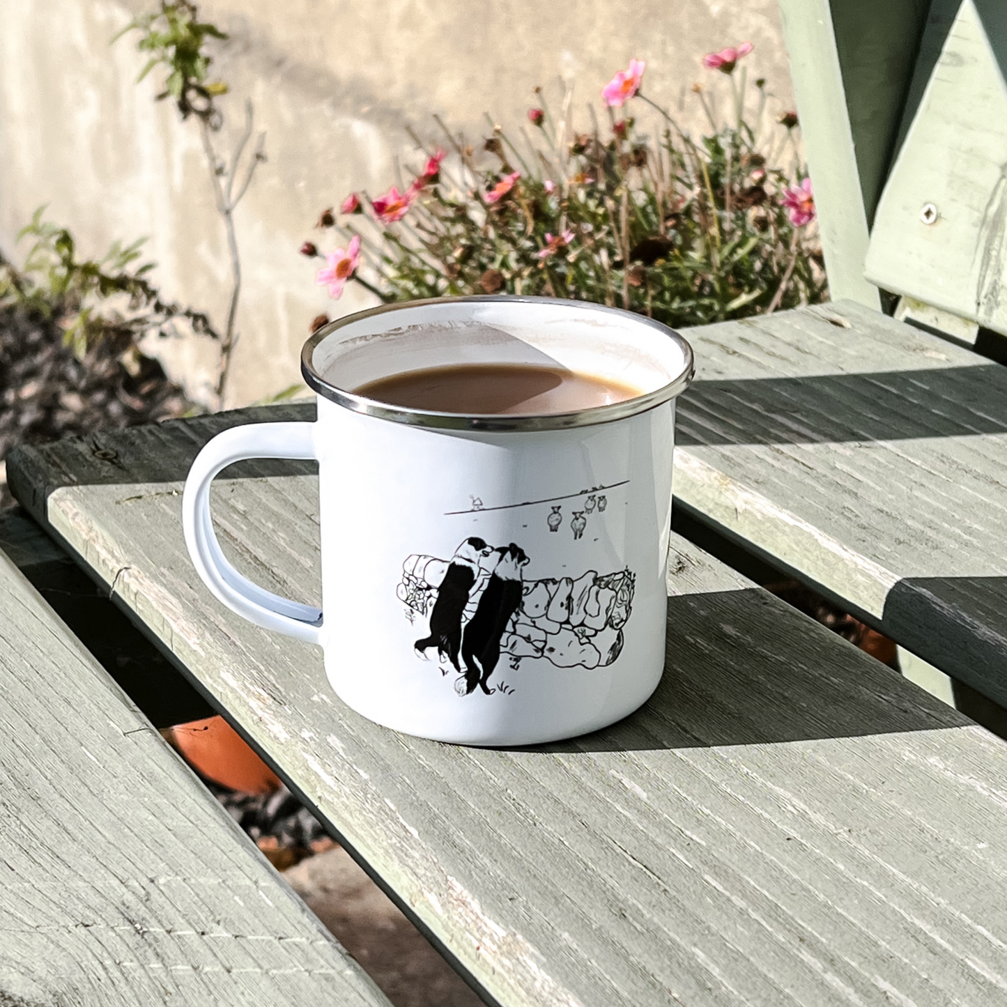 Border Collie Camper Mug