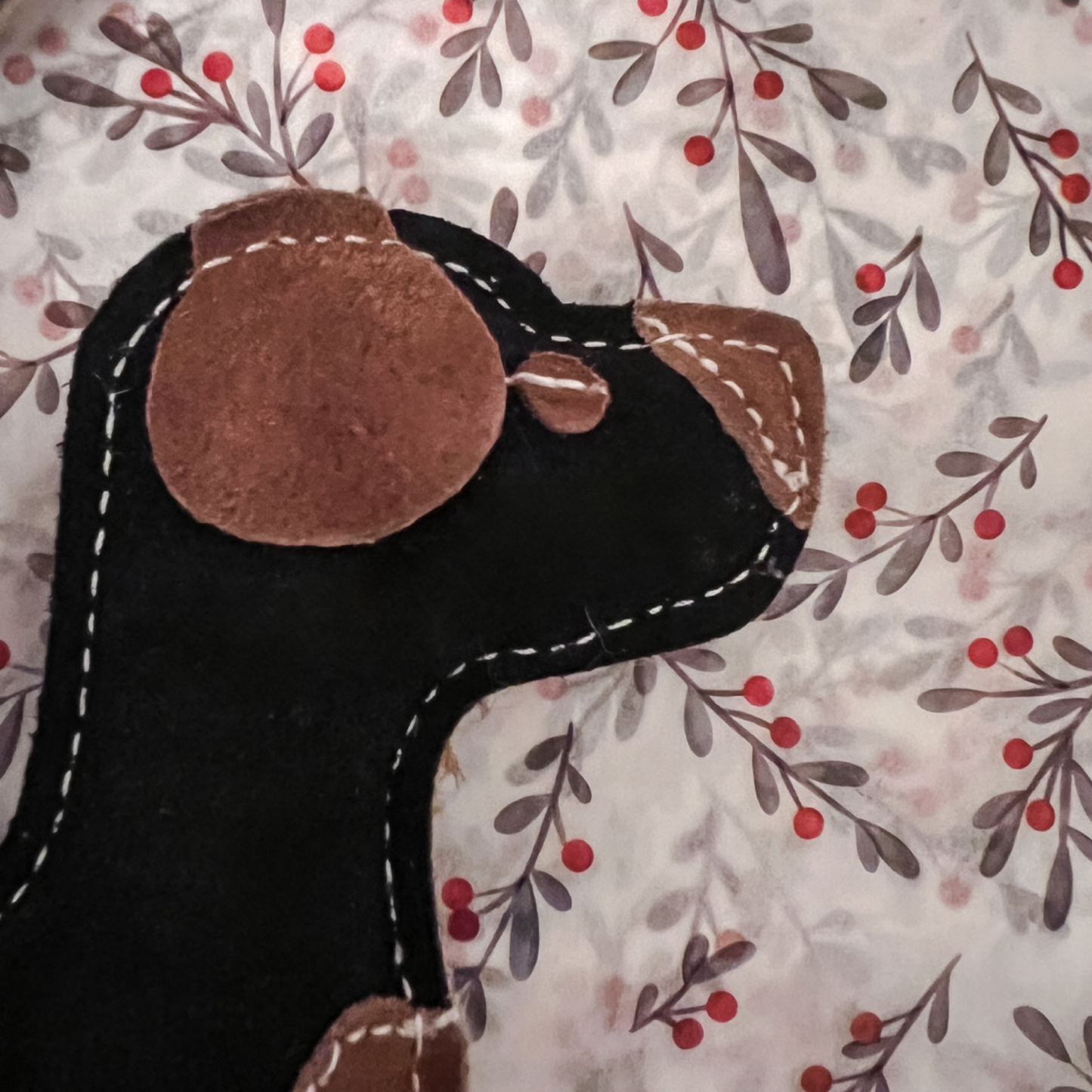 Squeaky Suede Dachshund ‘Dudley’