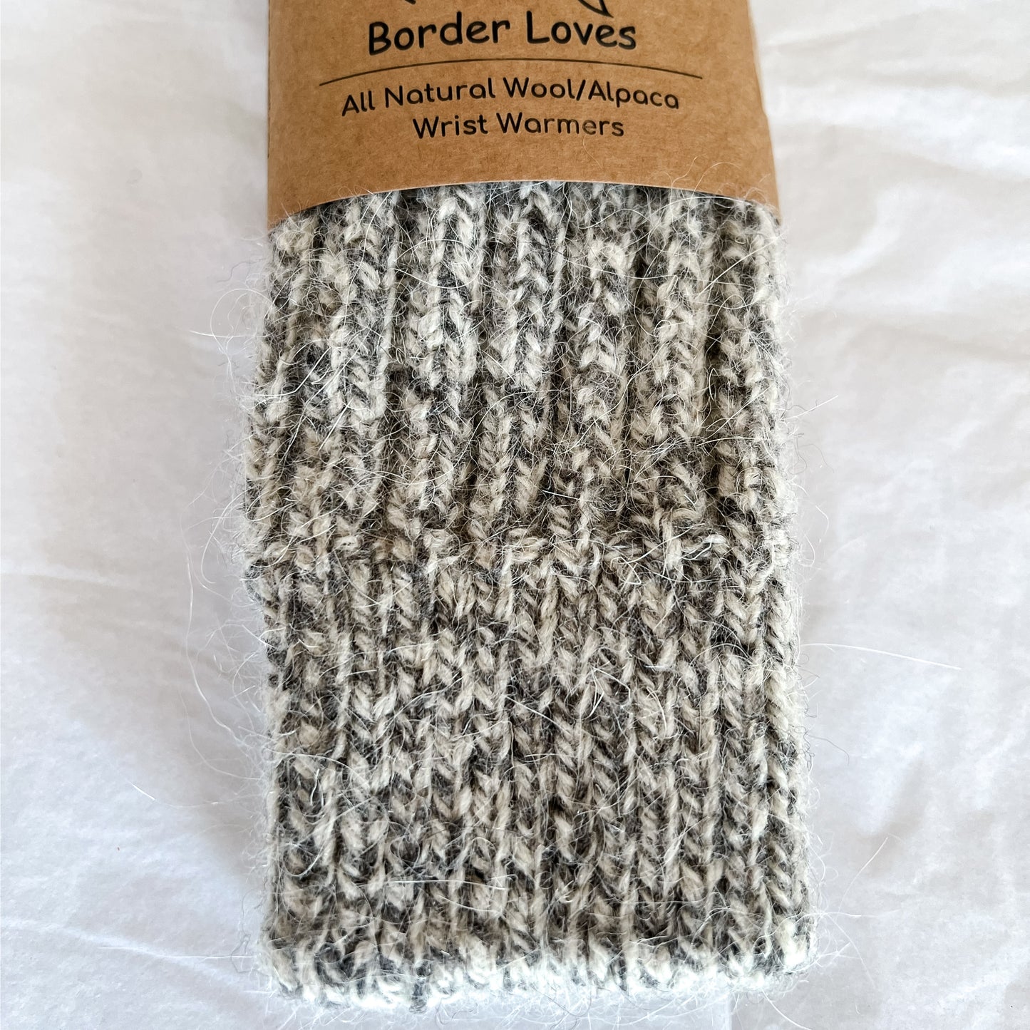 Natural Handmade Wool and Alpaca Wrist Warmers