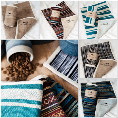 Luxury Cotton Dog Feeding Placemats