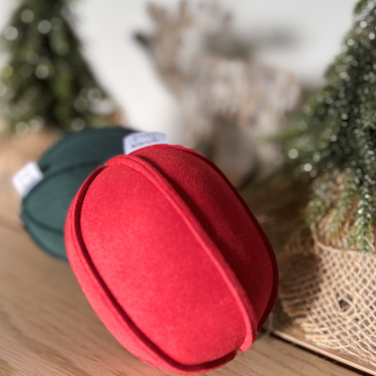 Christmas Suede Indoor Play Ball Set