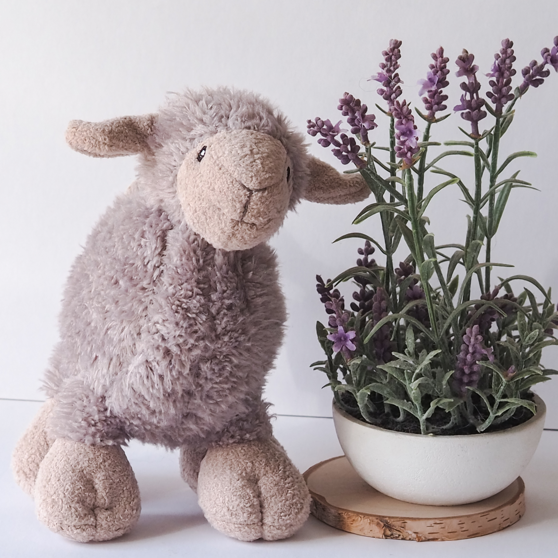 Squeaky lamb dog toy best sale