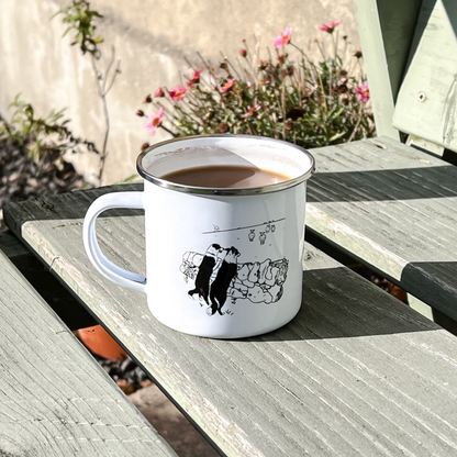 Uniquely Designed Border Collie Camper Mug