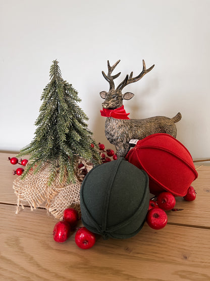 Christmas Suede Indoor Play Ball Set