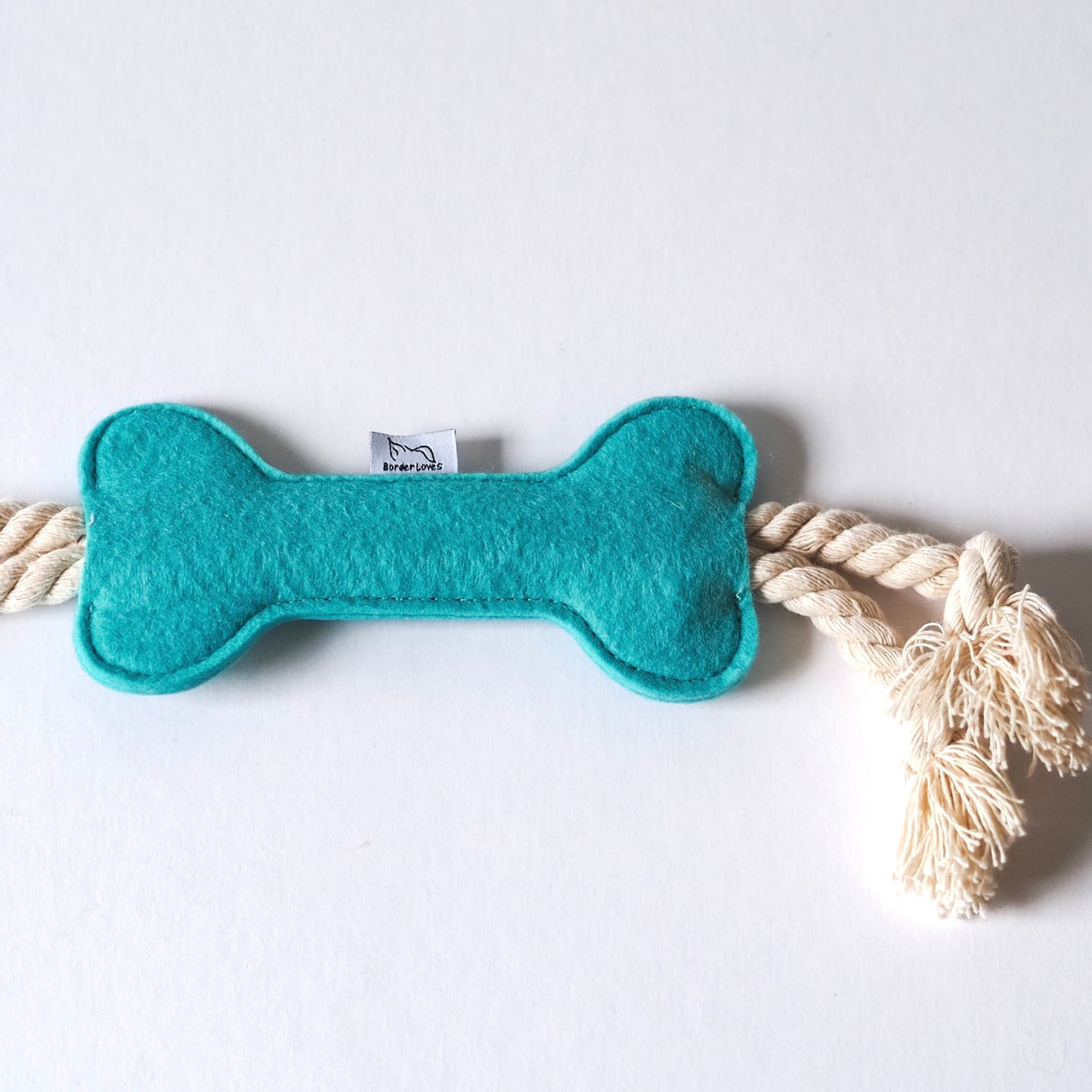 Natural Felt Rope Dog Toy