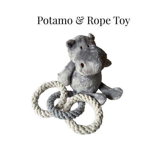 Potamo and Tri Ring Rope Toy