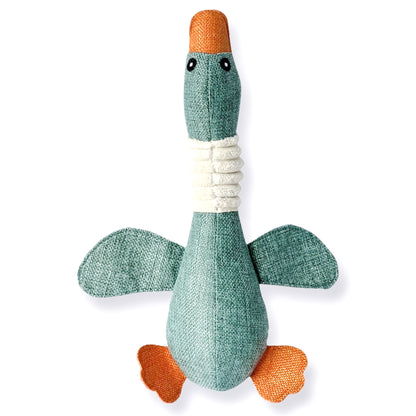 squeaky duck dog toy from Border Loves